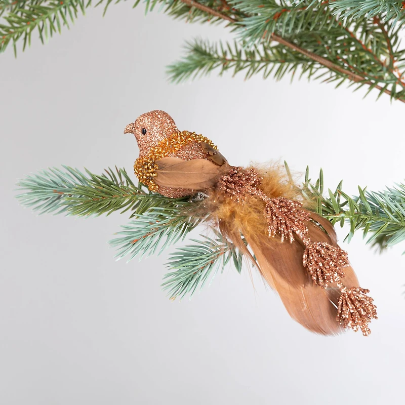 Hello Honey® 7.25" Multicolor Foam Feather Bird Clip-On Ornament Set