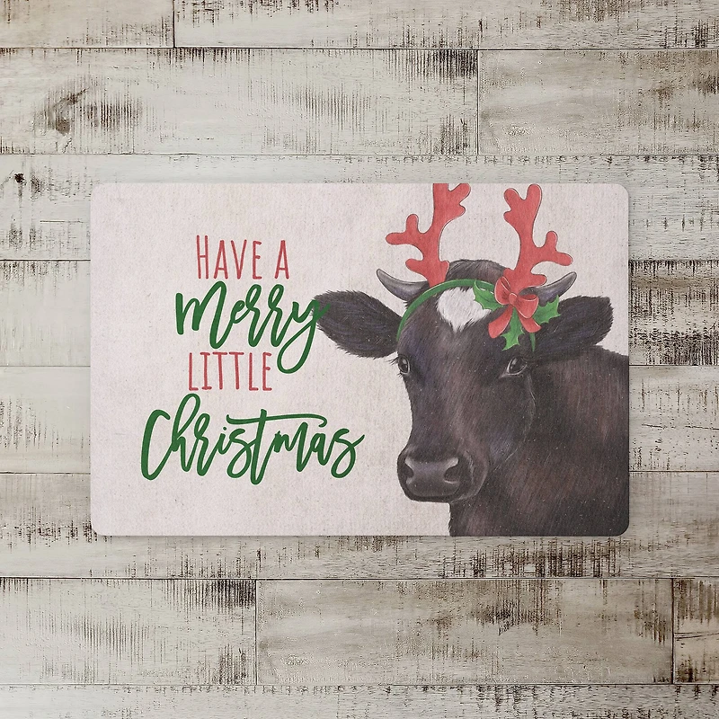 Reindeer Cow Floor Mat