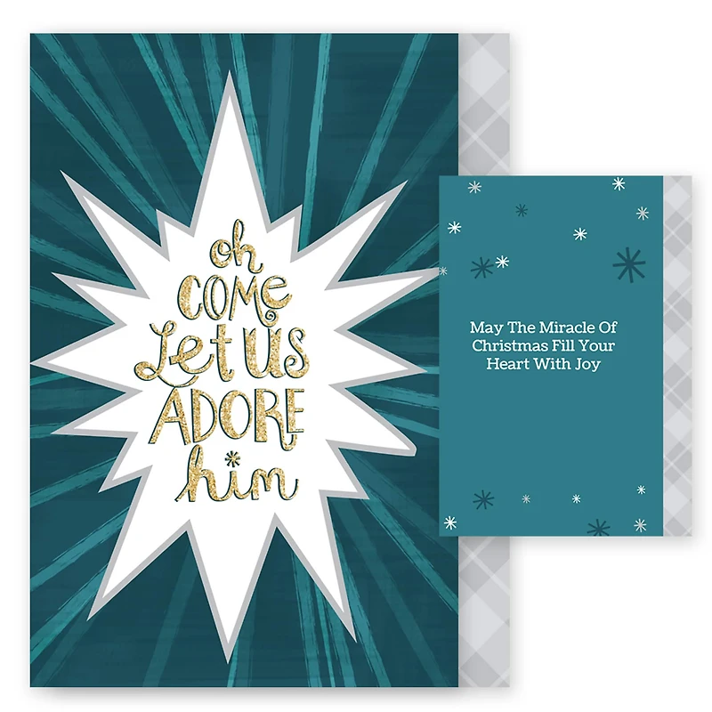 Hortense B. Hewitt Co. Sparkle Holiday Cards