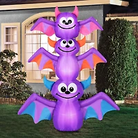 6ft. Airflowz Inflatable Halloween Bat Stack