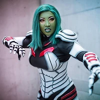 Cosplay by Yaya Han Black Hex Scuba Fabric