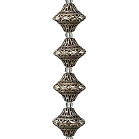 Silver Metal Cap-shaped Beads, 18mm by Bead Landing™