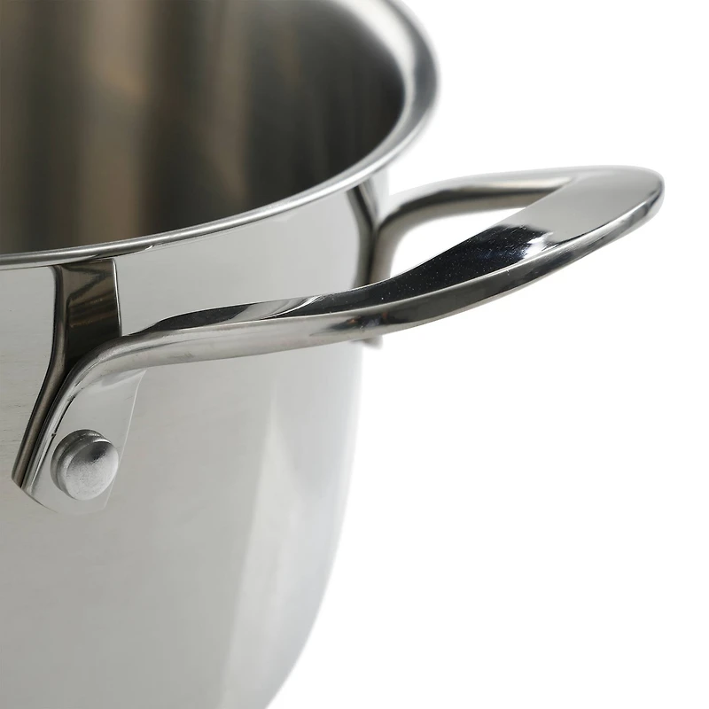 Martha Stewart 10 Piece Stainless Steel Cookware with Glass Lids Set