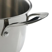 Martha Stewart 10 Piece Stainless Steel Cookware with Glass Lids Set