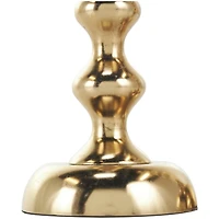 Contemporary Aluminum Taper Candle Holder Set