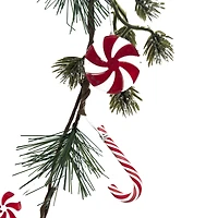 5ft. Peppermint & Pine Coiled Garland by Ashland®
