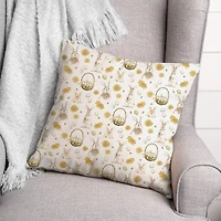 Easter Greetings Pattern 18" x 18" Indoor / Outdoor Pillow