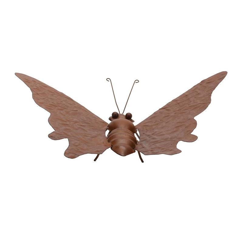12.5" Bronze Metal Butterfly Garden Accent