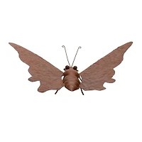 12.5" Bronze Metal Butterfly Garden Accent