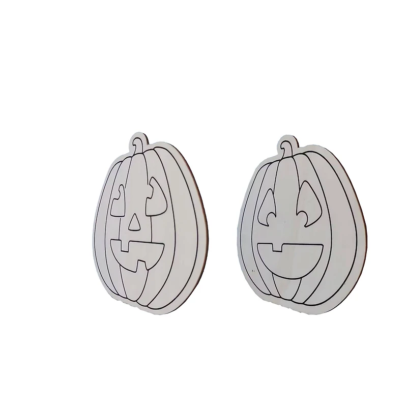 5.5" Wood Pumpkin Shapes, 6ct. by Creatology™