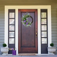 24" Mixed Wild Flowers & Twig Wreath