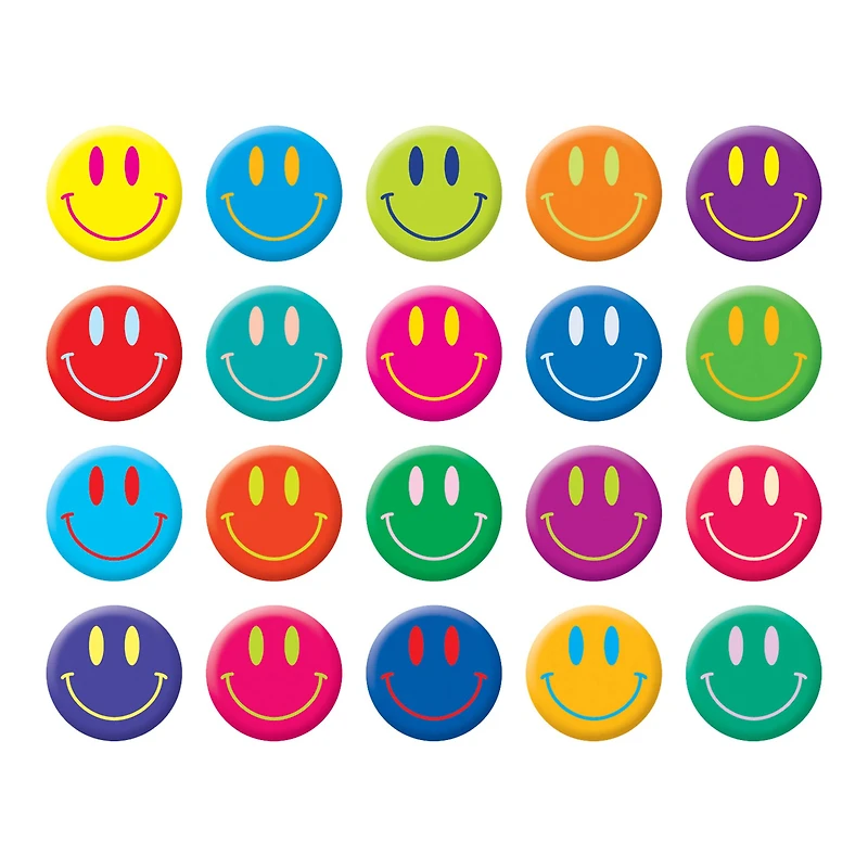 Scholastic® Teaching Resources Smiley Faces Stickers, 12 Packs of 200