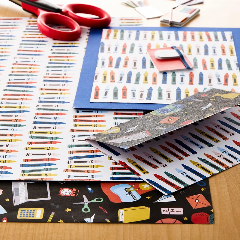 Back to School Double-Sided Cardstock Paper by Recollections™, 12" x 12"