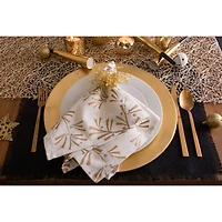 DII® Gold Beaded Burst Napkin Rings, 6ct.