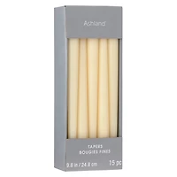 Basic Elements™ Ivory Unscented Taper Party Pack By Ashland®