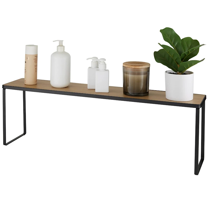 Organize It All Matte Black Over the Sink Shelf