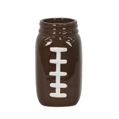 6" Brown Ceramic Container by Celebrate It™