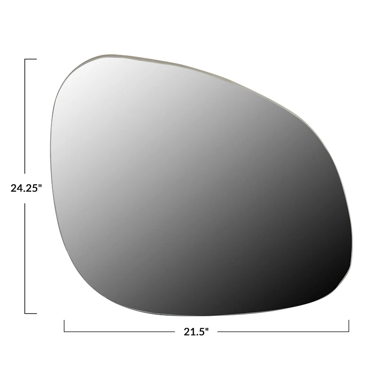 Hello Honey® 24" Organic Shaped Wall Mirror