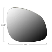 Hello Honey® 24" Organic Shaped Wall Mirror