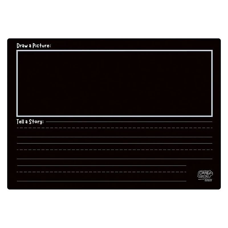 The Pencil Grip Draw a Picture Reusable Activity Playmats, 6ct.