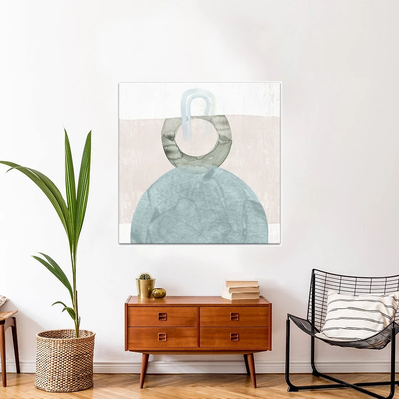 Chic Urban Abstract III 40" x 40" Canvas Wall Art