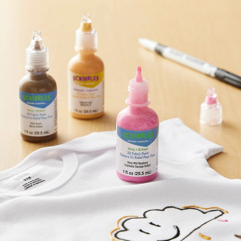 Scribbles® Shiny 3D Fabric Paint