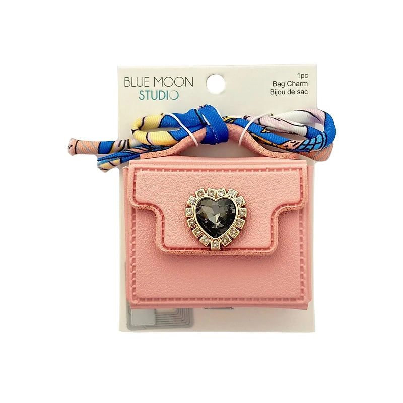 Blue Moon Studio™ Pink Purse Charm