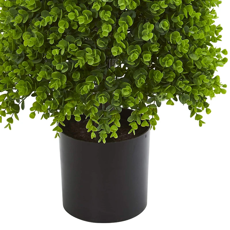 4ft. Potted Eucalyptus Topiary Artificial Tree
