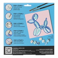 VIVID by Brea Reese® Balloon Dog Acrylic Paint-by-Number Kit