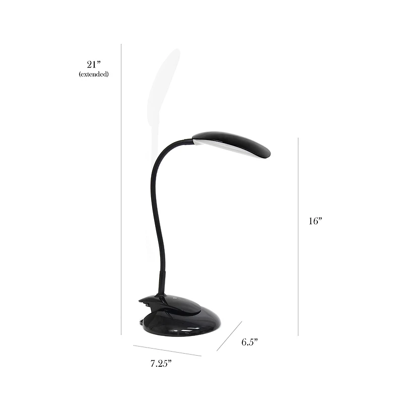 Simple Designs Flexi LED Rounded Clip Light