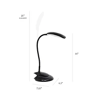 Simple Designs Flexi LED Rounded Clip Light