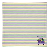 Truck Load Stripes Mardi Gras Cloth Napkin