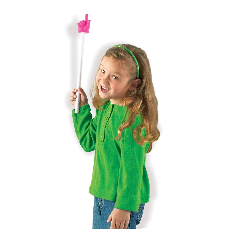 Learning Resources® 15" Rainbow Hand Pointers Set