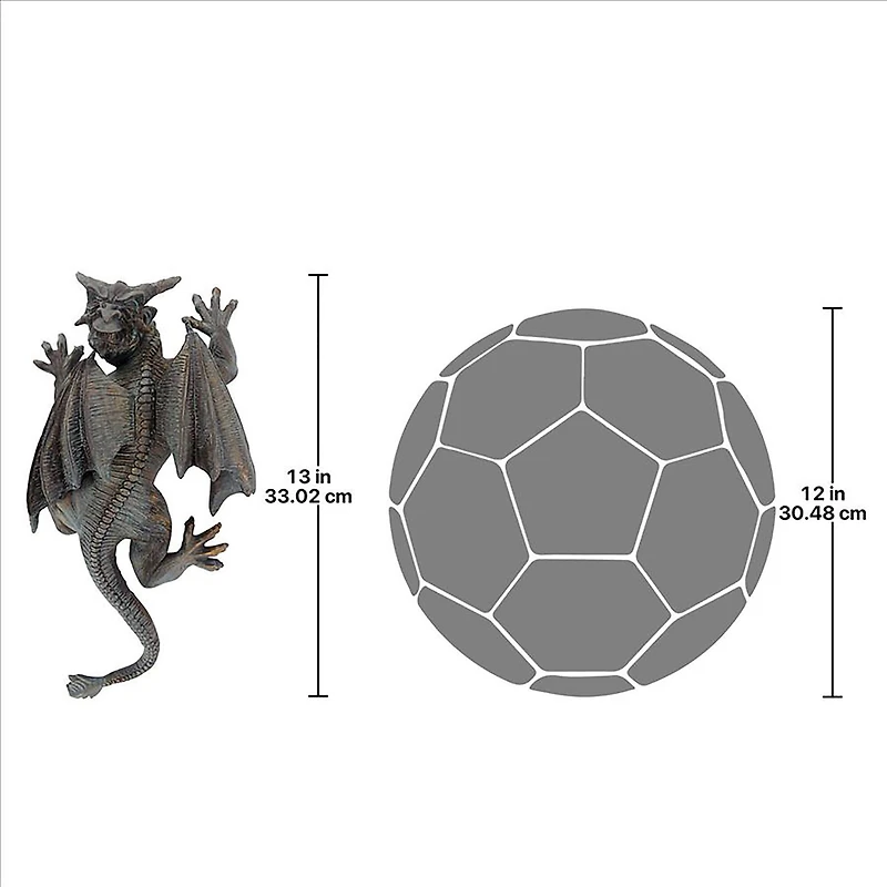 Design Toscano 13" Gargoyle on the Loose Wall Sculpture