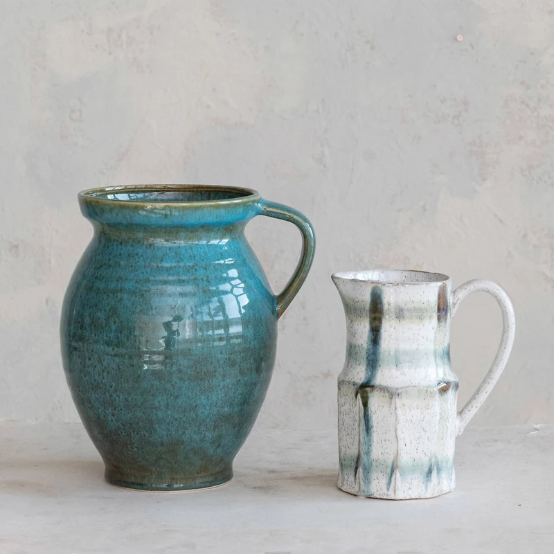 Hello Honey® 4qt. Blue Stoneware Jug