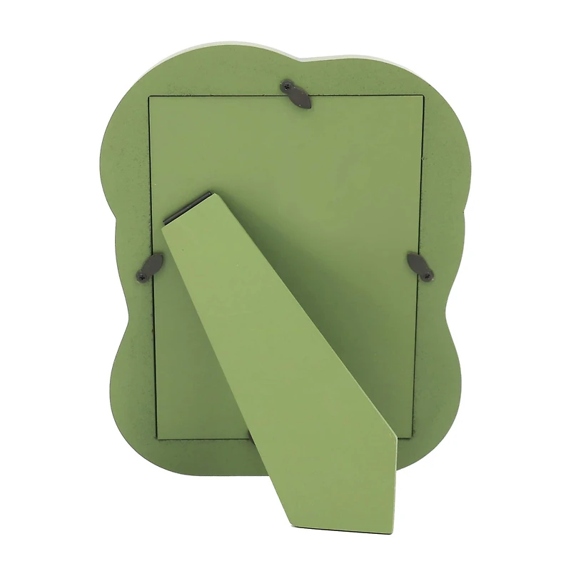5" x 7" Green Ribbed Organic Tabletop Photo Frame by Ashland®