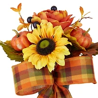 Orange & Yellow Sunflower Fall Remembrance Cone by Ashland