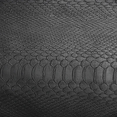 Feldman Black Reptile Faux Leather