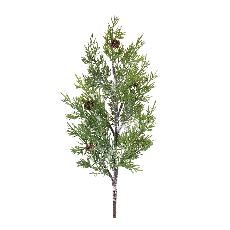 Green & Brown Pine Spray with Pinecones, 2ct.