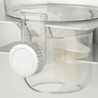 Honey Can Do Metallic & Chrome Double Commercial Cereal Dispenser