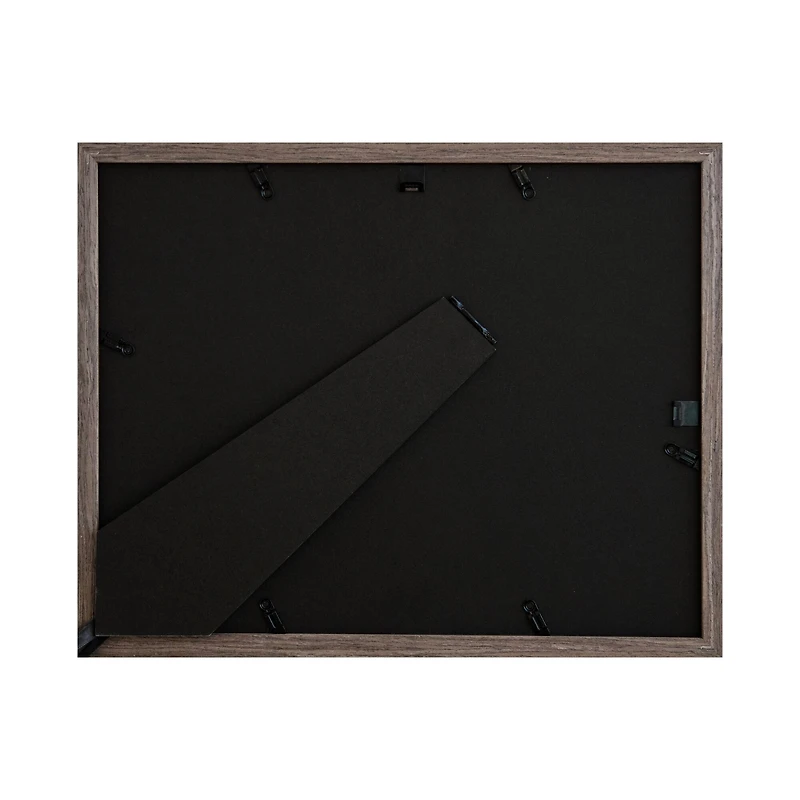 Neutral Basic Dark Brown Frame with Mat by Studio Décor