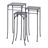 Black Metal Modern Plantstand Set