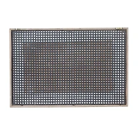 Set of 2 Brown Wood Farmhouse Wall Decor 24", 16"