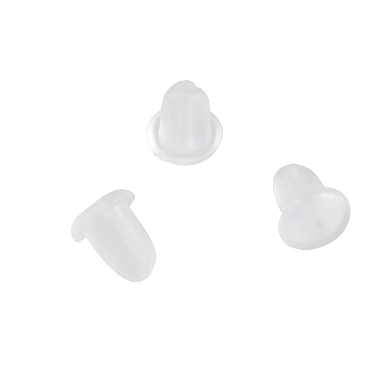 Bead Landing™ Plain Plastic Clear Earring Back