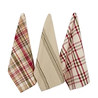 DII® Give Thanks Plaid Dishtowel Set