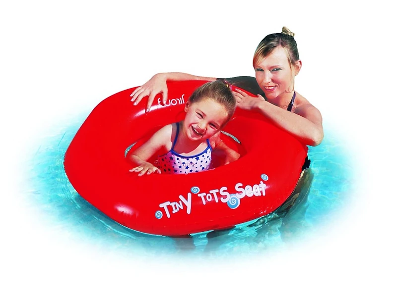 Pool Central® 29" Red Inflatable Swimming Pool Baby Seat Float