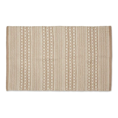 DII® Stone Dobby Stripe Hand-Loomed Rug, 2ft. x 3ft.