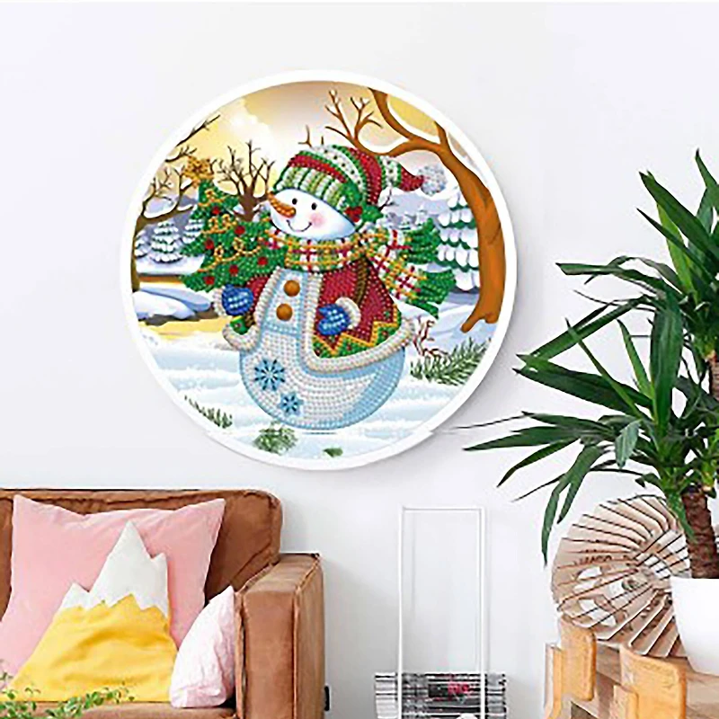 Sparkly Selections Snowman Diamond Painting Wall Decoration