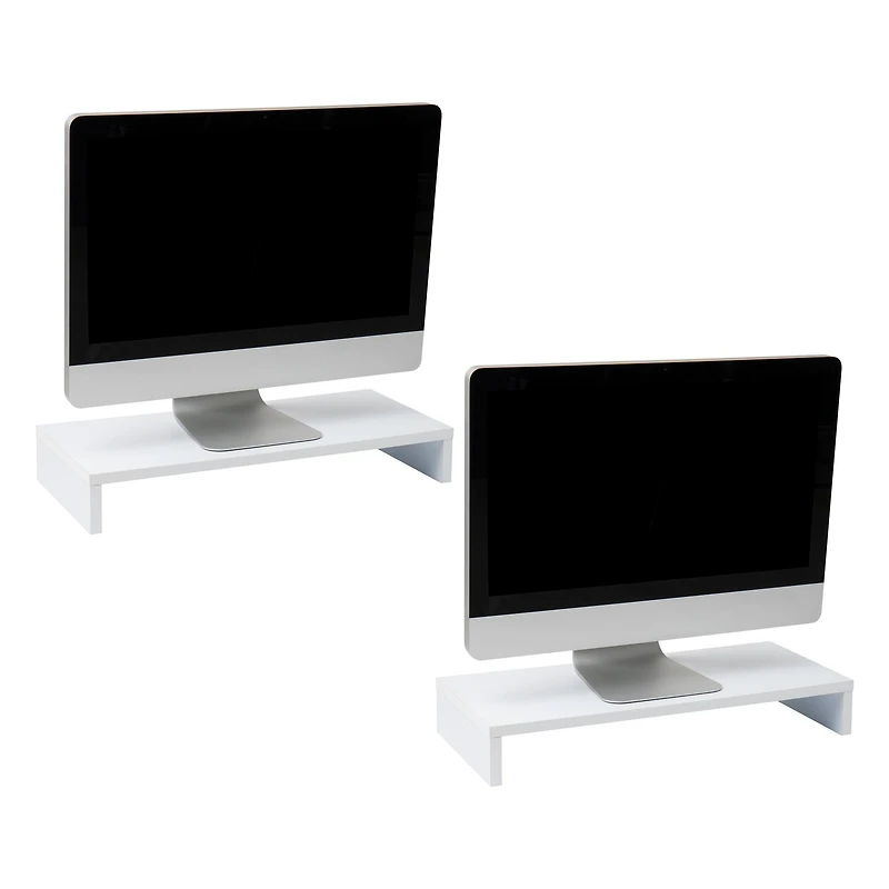 Mind Reader Woodland Collection Monitor Stands