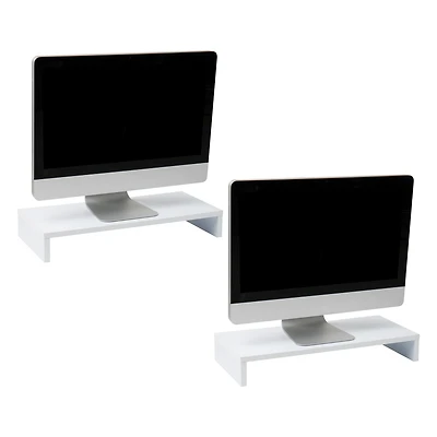 Mind Reader Woodland Collection Monitor Stands
